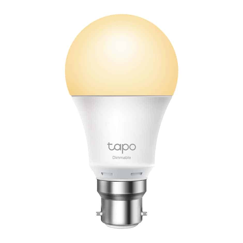 tp-link Tapo L510B Smart WiFi Light Bulb B22 UK Bayonet Dimmable White